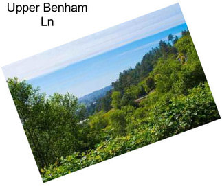 Upper Benham Ln