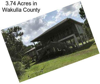 3.74 Acres in Wakulla County