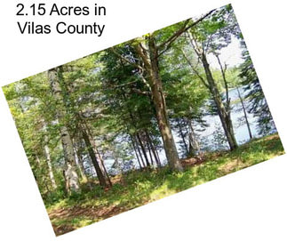 2.15 Acres in Vilas County