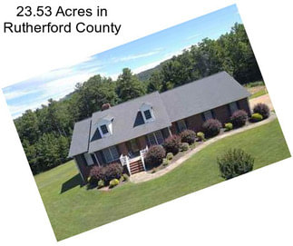 23.53 Acres in Rutherford County