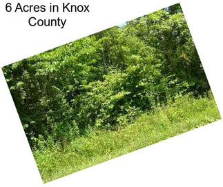 6 Acres in Knox County