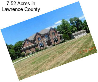 7.52 Acres in Lawrence County