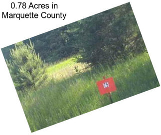 0.78 Acres in Marquette County
