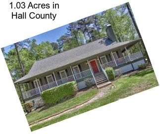 1.03 Acres in Hall County