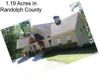 1.19 Acres in Randolph County