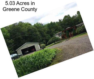 5.03 Acres in Greene County