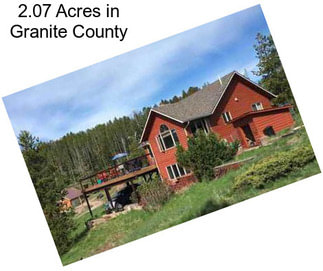 2.07 Acres in Granite County