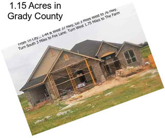 1.15 Acres in Grady County