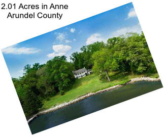 2.01 Acres in Anne Arundel County