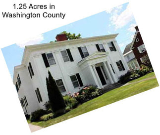 1.25 Acres in Washington County