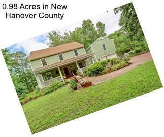 0.98 Acres in New Hanover County