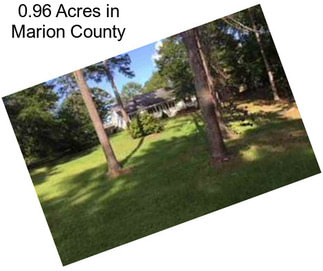 0.96 Acres in Marion County