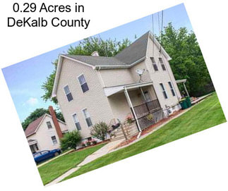 0.29 Acres in DeKalb County