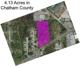 4.13 Acres in Chatham County