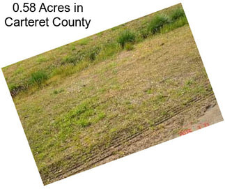 0.58 Acres in Carteret County