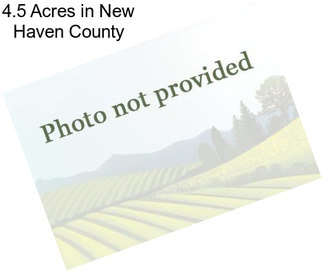 4.5 Acres in New Haven County