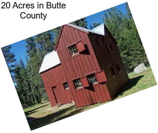 20 Acres in Butte County