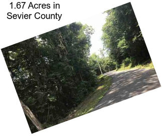 1.67 Acres in Sevier County