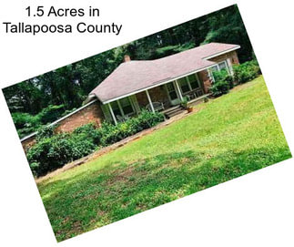 1.5 Acres in Tallapoosa County