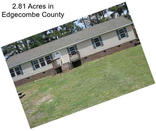 2.81 Acres in Edgecombe County