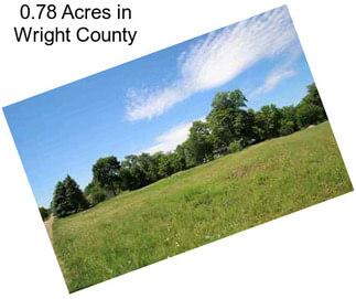 0.78 Acres in Wright County