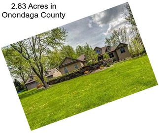 2.83 Acres in Onondaga County