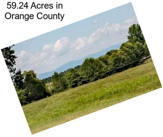 59.24 Acres in Orange County