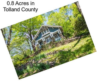 0.8 Acres in Tolland County