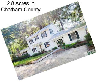 2.8 Acres in Chatham County