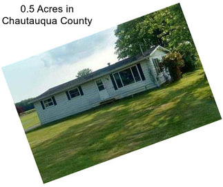 0.5 Acres in Chautauqua County