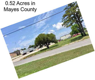 0.52 Acres in Mayes County