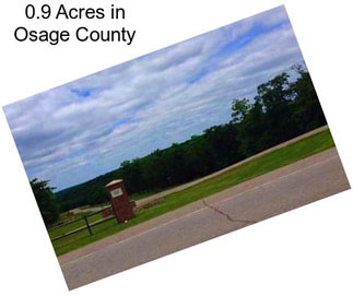 0.9 Acres in Osage County