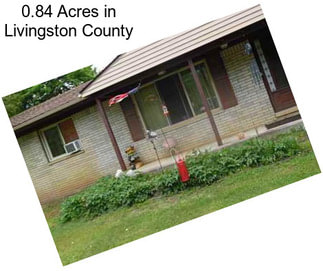 0.84 Acres in Livingston County