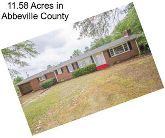 11.58 Acres in Abbeville County