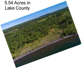 5.54 Acres in Lake County
