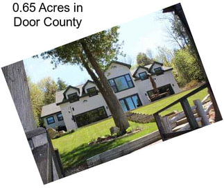 0.65 Acres in Door County