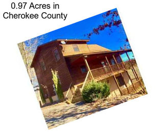 0.97 Acres in Cherokee County