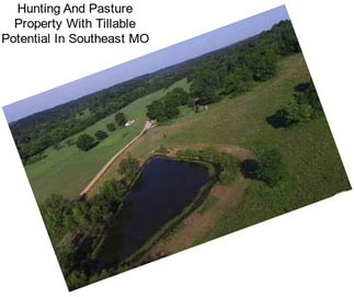 Hunting And Pasture Property With Tillable Potential In Southeast MO