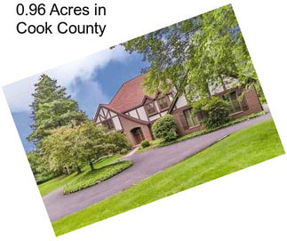 0.96 Acres in Cook County