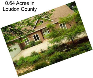 0.64 Acres in Loudon County