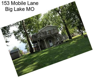 153 Mobile Lane Big Lake MO