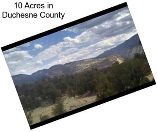 10 Acres in Duchesne County