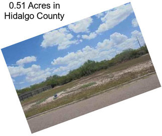 0.51 Acres in Hidalgo County