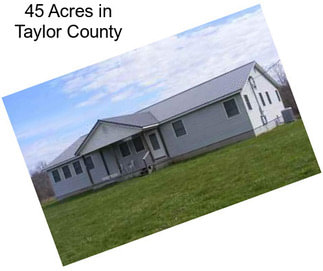 45 Acres in Taylor County