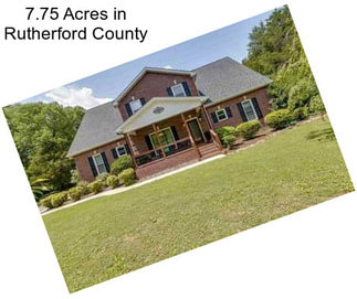 7.75 Acres in Rutherford County
