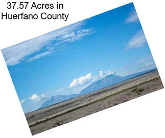 37.57 Acres in Huerfano County