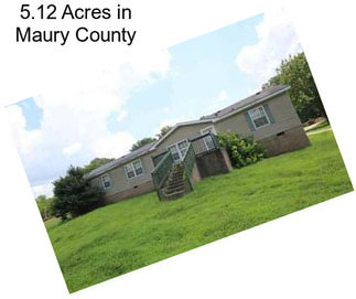 5.12 Acres in Maury County