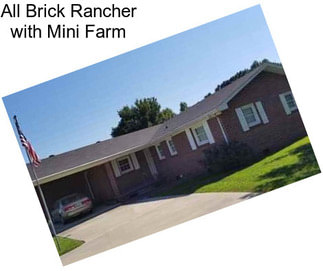 All Brick Rancher with Mini Farm