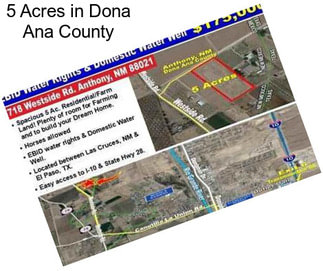 5 Acres in Dona Ana County