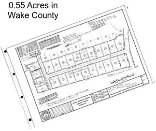 0.55 Acres in Wake County